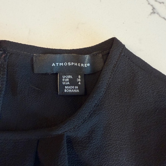 Atmosphere Black Textured Romper - Picture 9 of 9